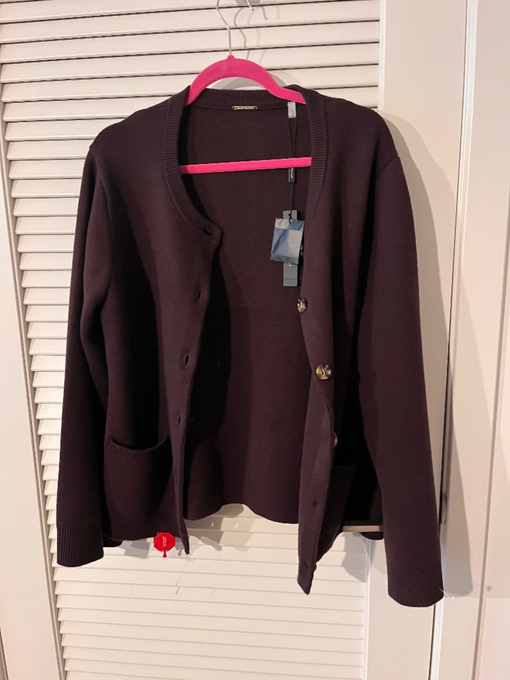NWT Elie Tahari sweater cardigan brown